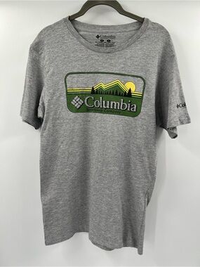 Columbia Men's Kwick Hike Front Graphic Short Sleeve Tee Size Medium